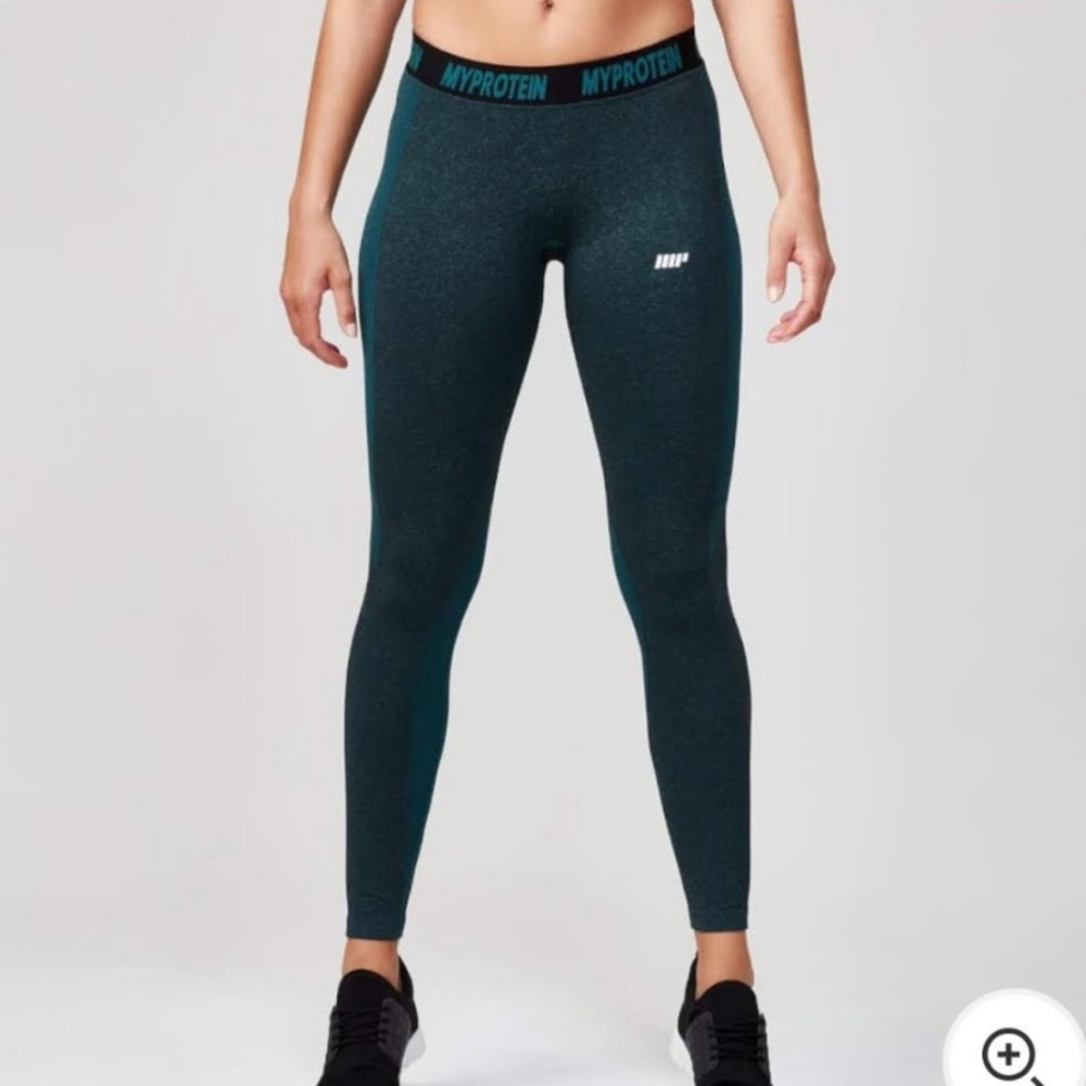 NWT My Protein Green Seamless Leggings size xs